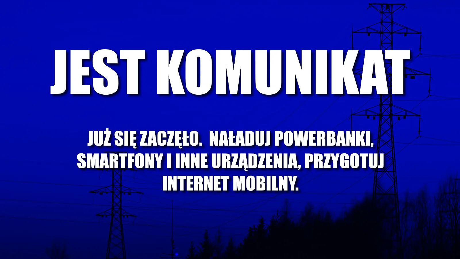 Już się zaczęło. Naładuj powerbanki, urządzenia, przygotuj internet mobilny