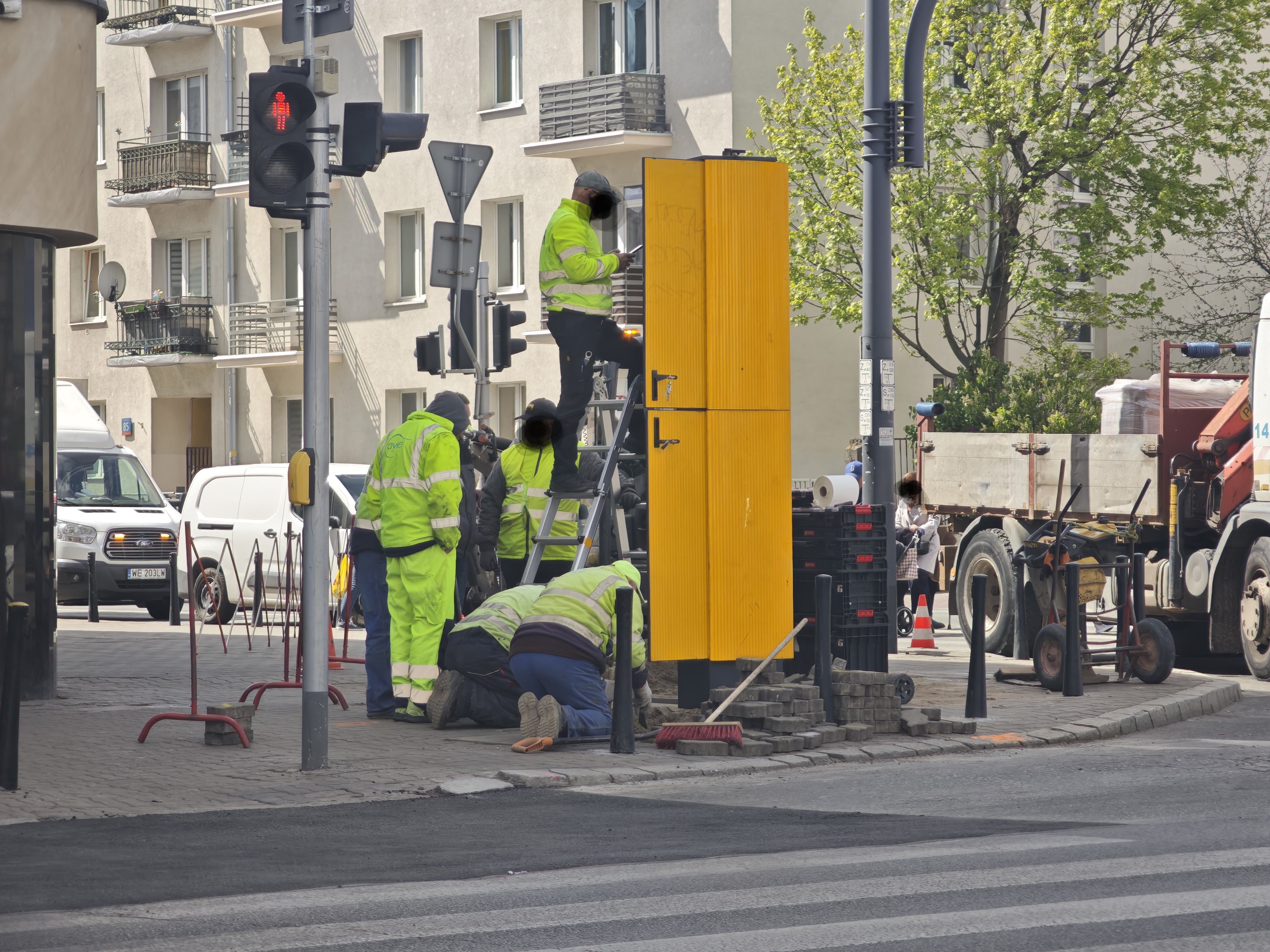 Fotoradar stanął na Grochowskiej w Warszawie. W tym miejscu zginął 6-letni Tomek
