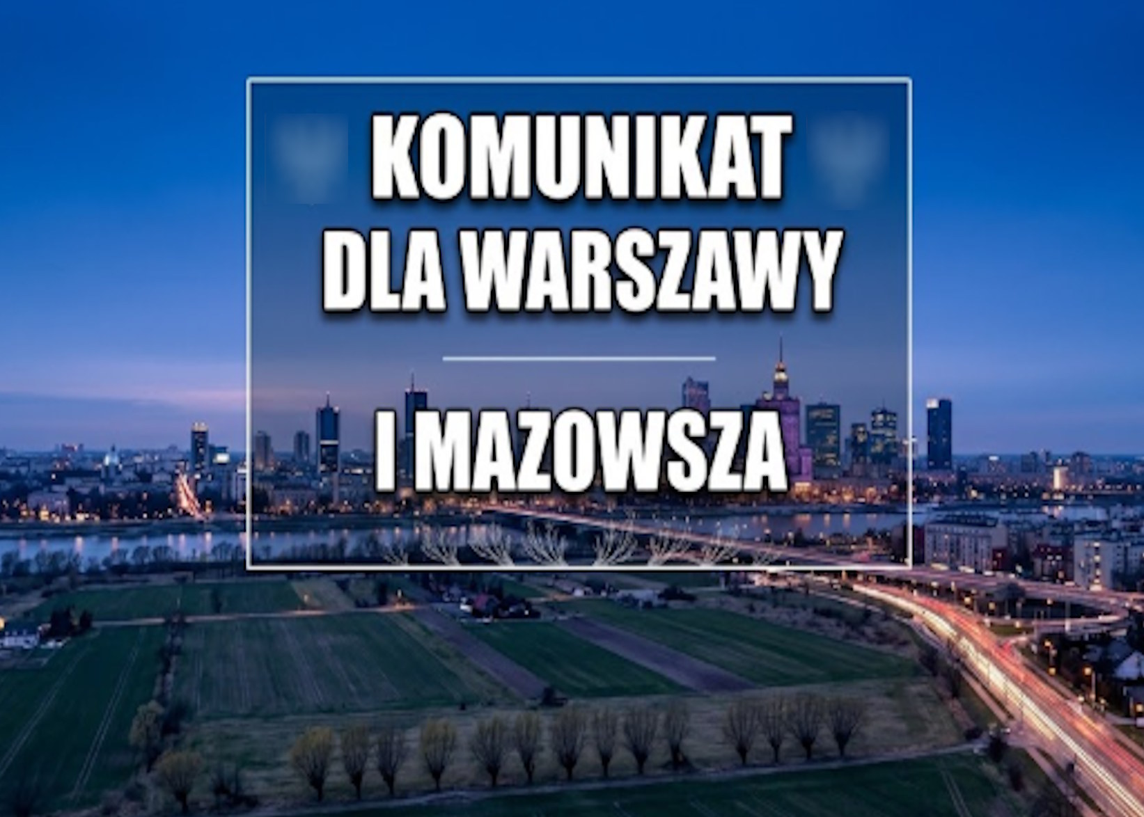 Pilny komunikat dla mieszkańców Warszawy. Zacznie się w poniedziałek