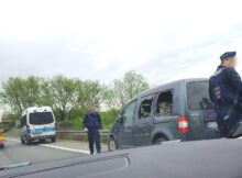 Policja prowadzi czynności na miejscu wypadku