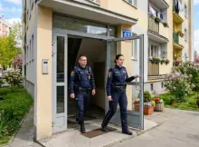 Straż miejska przeprowadza kontrole odpadów. Fot. Warszawa w Pigułce.