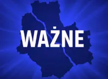 Ważna wiadomość dla wszystkich Czytelników mieszkających w Warszawie. Mapa Warszawy z napisem "WAŻNE".