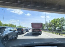 Ogromny korek pod Warszawą Fot. Warszawa w Pigułce