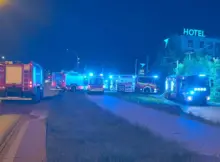 Pożar w Al. Krakowskiej. | Fot. Warszawska Grupa Luka&Maro.