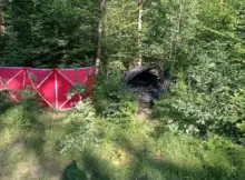 Tragiczny wypadek pod Radomiem na Mazowszu. | Fot. OSP KSRG Pionki.