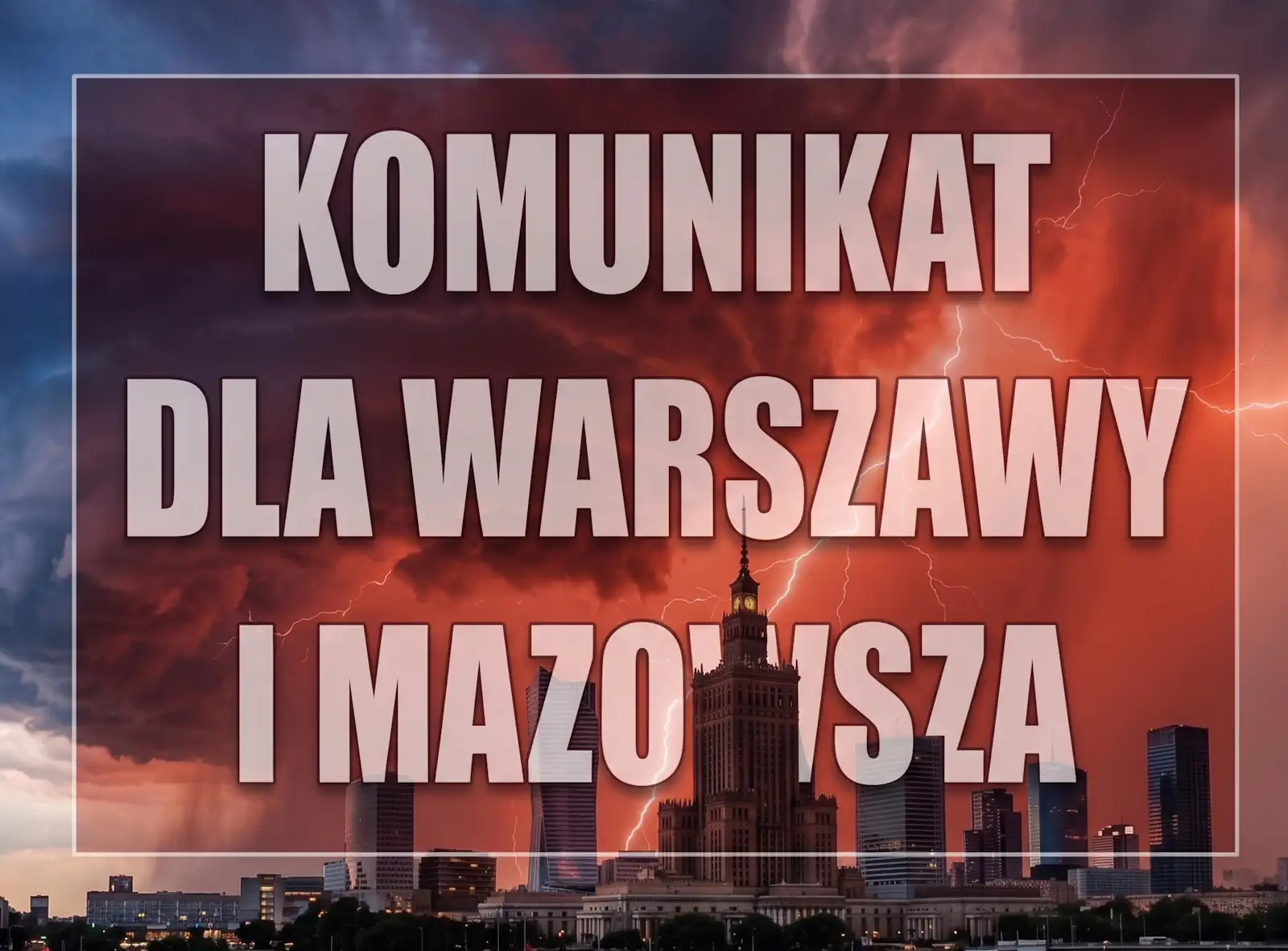 Alert RCB rozesłany do milionów telefonów. 13 województw zagrożonych