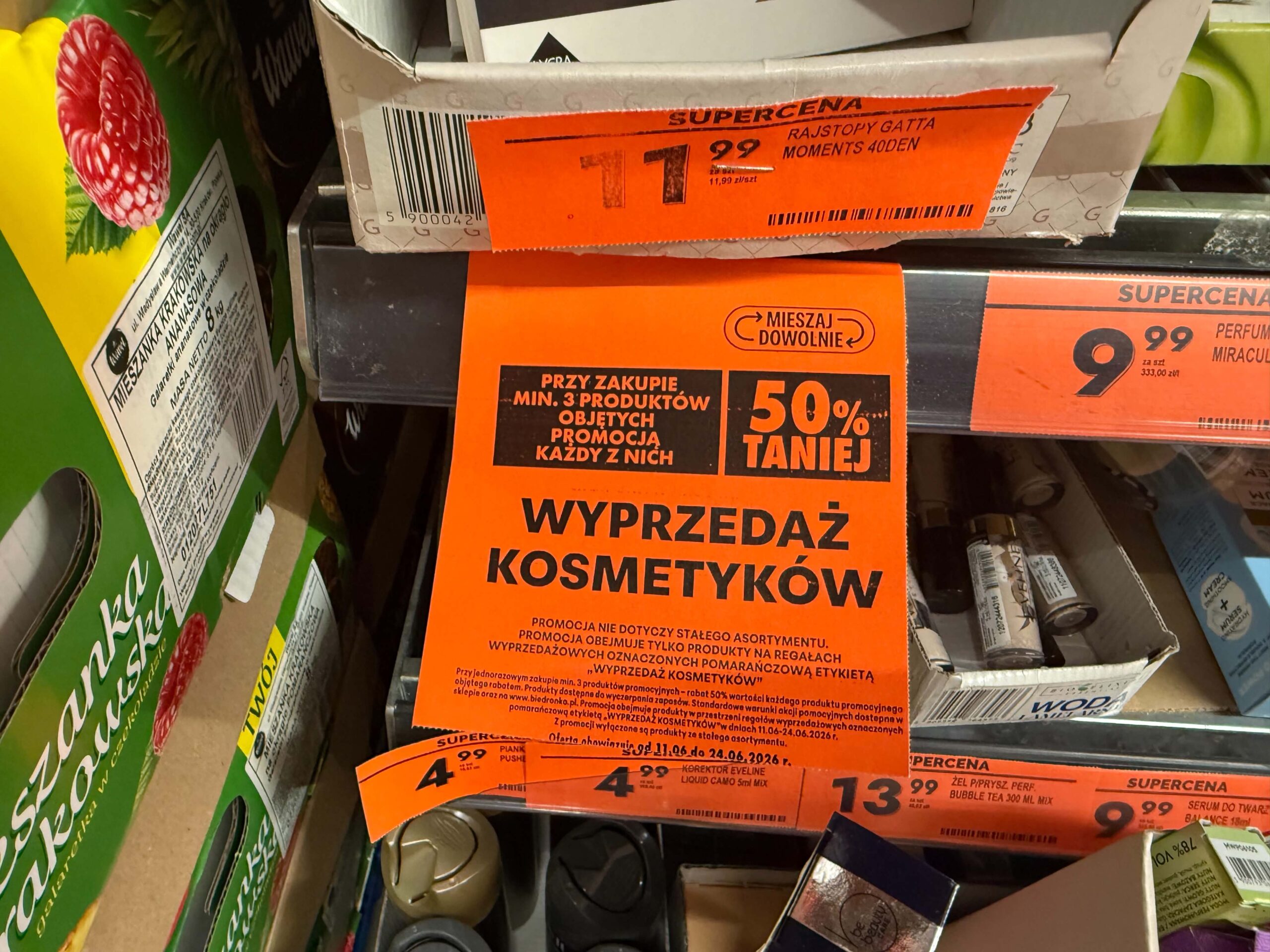 Biedronka rusza z wielką wyprzedażą. Kosmetyki choćby 50 proc. taniej, ale trzeba spełnić jeden warunek