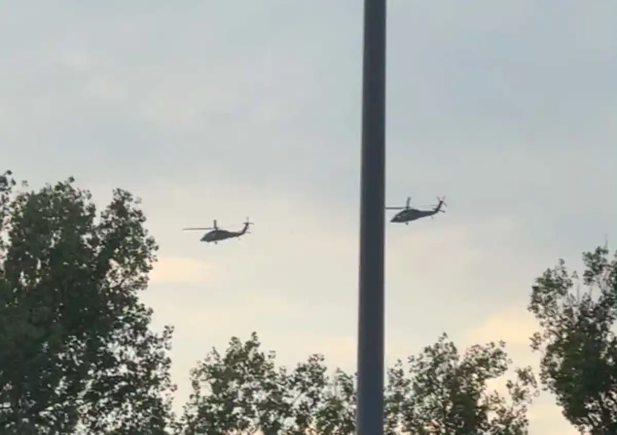 Wojskowe śmigłowce nad Warszawą. Wiemy co może się dziać