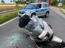 Wypadek w Machcinie na Mazowszu.