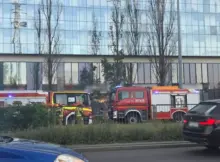 Zderzenie w Al. Prymasa Tysiąclecia.