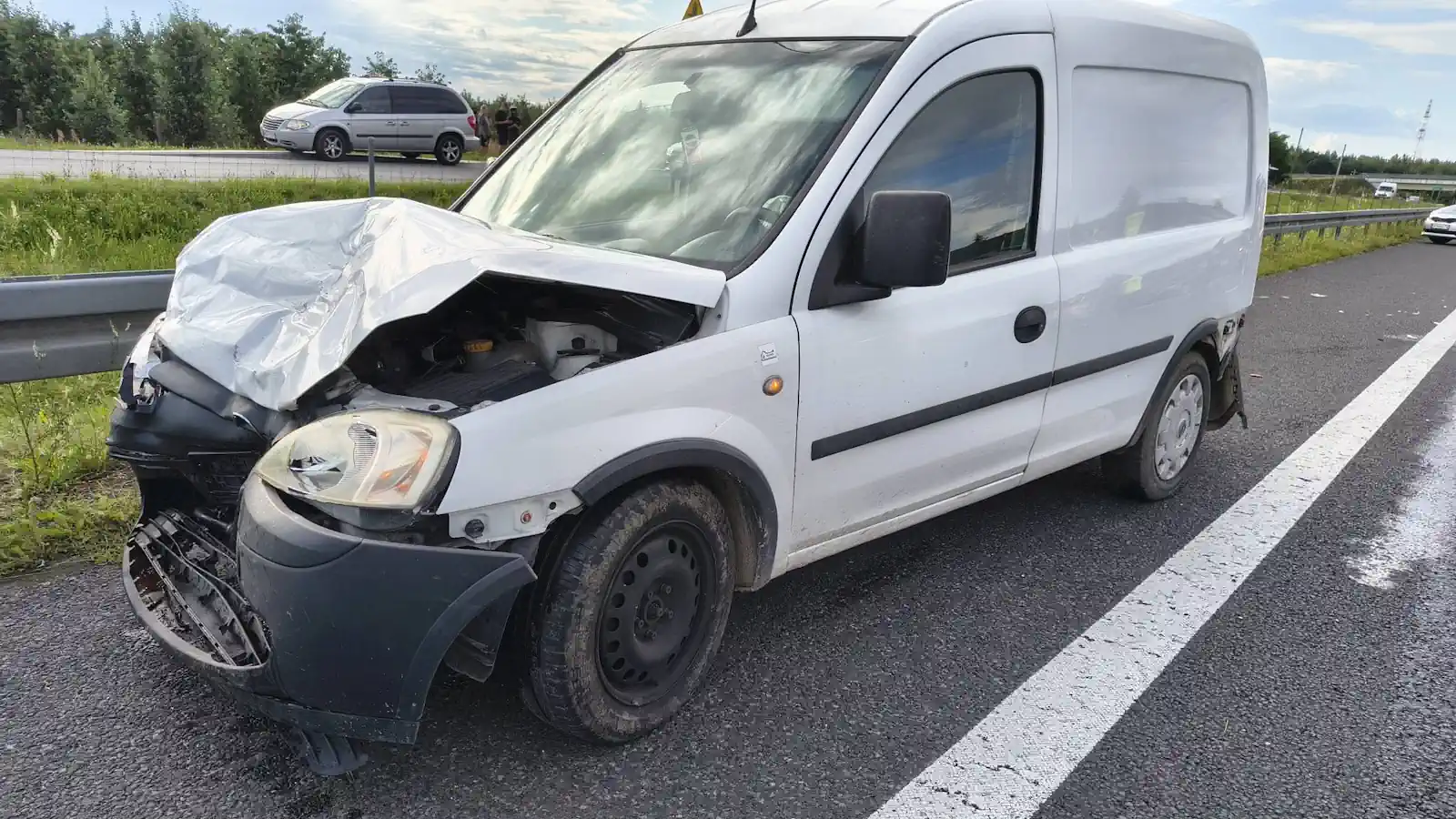Karambol 6 aut w miejscowości Promna-Kolonia.