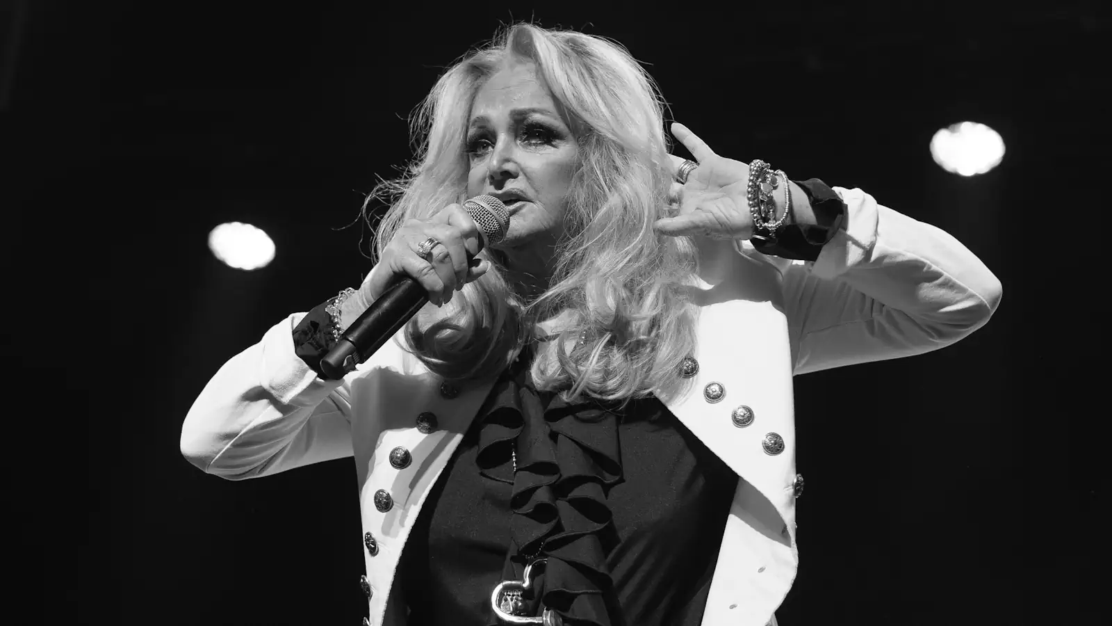 Bonnie Tyler podczas koncertu.