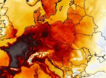 Mapa pogodowa Europy na dzień 12.07.2026. | Wygenerowana przez AI na podstawie prognoz pogody.