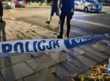 Policyjna taśma.