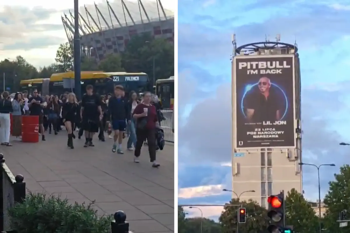 Tłumy zmierzają na PGE Narodowy na koncert znanego piosenkarza. Utrudnienia i zmiany w komunikacji [WIDEO, MAPA]