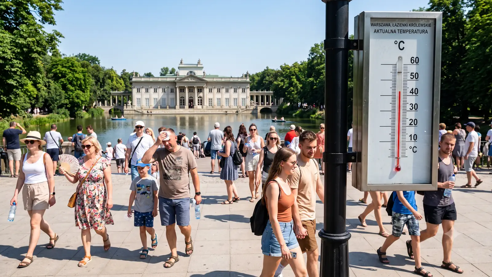 W Warszawie niedługo 31 stopni. Tydzień później wleje się piekielny upał. Będą choćby 44 stopnie