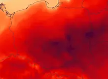 Mapa pogodowa Polski. Prognoza dotyczy początku sierpnia 2026 roku.