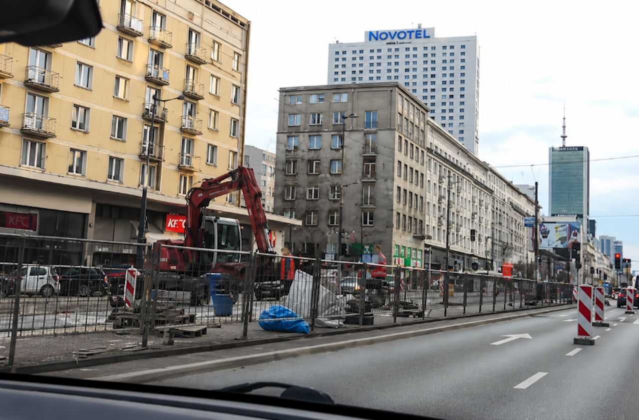 Remont Jerozolimskie Fot. Warszawa w Pigułce