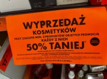 Wyprzedaż kosmetyków Fot. Warszawa w Pigułce