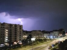 Burza nad Warszawą Fot. Czytelniczka Barbara