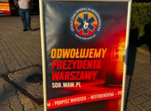 SOR Stołeczna Operacja Referendalna Fot. Warszawa w Pigułce