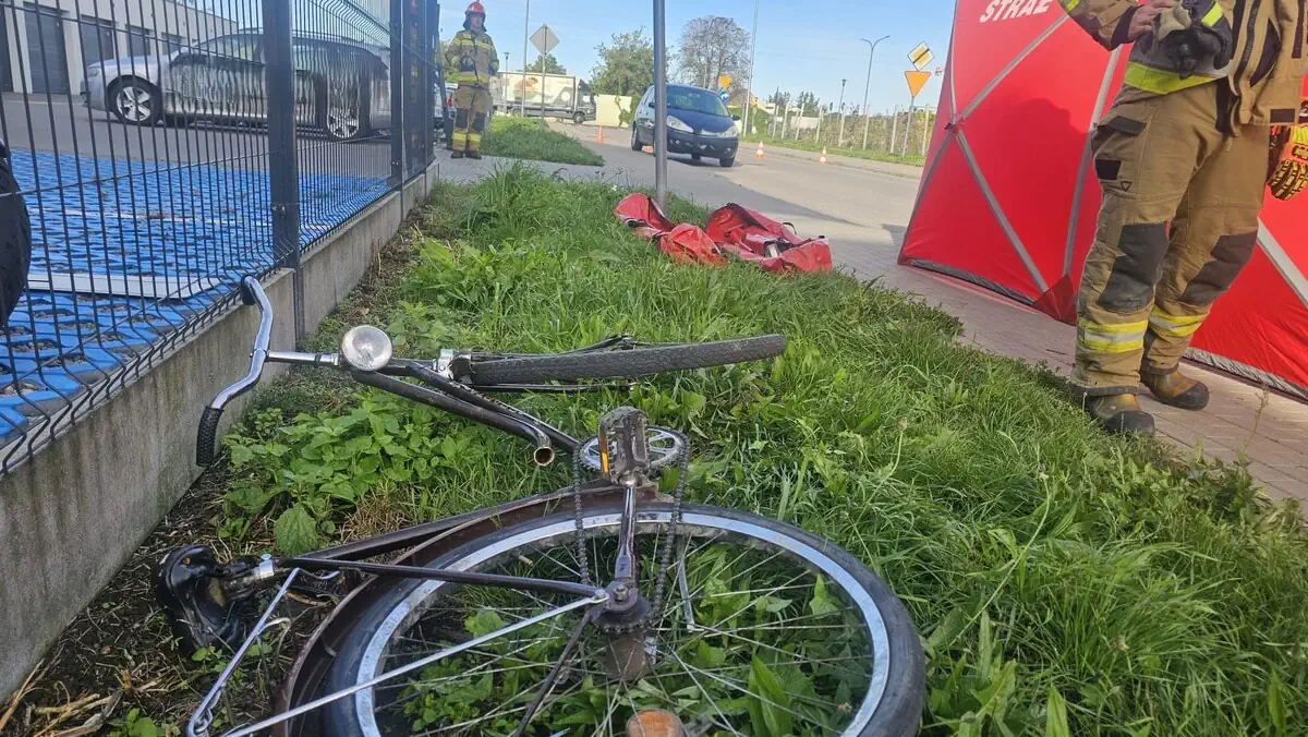 Tragedia na Mazowszu. Nie żyje 65-letni rowerzysta