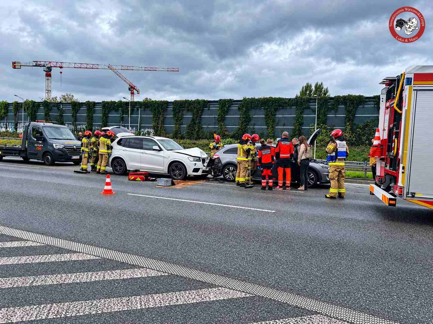 Uwaga kierowcy. Paraliż na S8. Dwa pasy zablokowane, tworzą się ogromne korki