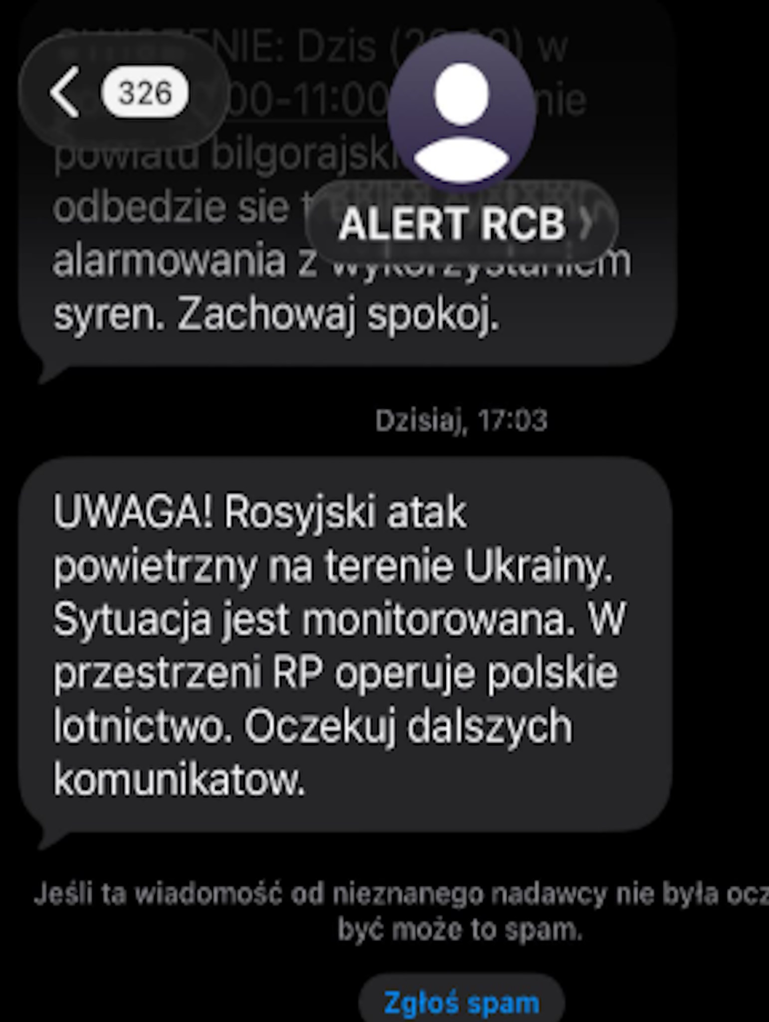 Z ostatniej chwili: W Polsce zawyły syreny. Mieszkańcy dostają Alert RCB. „Rosyjski atak powietrzny na terenie Ukrainy”