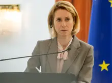Kiszyniów, Mołdawia - 08 maja 2026: Wysoka Przedstawiciel Unii Europejskiej do Spraw Zagranicznych i Polityki Bezpieczeństwa, Wiceprzewodnicząca Komisji Europejskiej, Kaja Kallas.