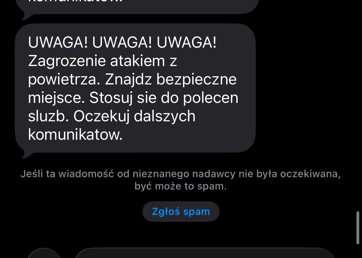 Pilne! Nowy Alert RCB dla mieszkańców. „Zagrożenie atakiem z powietrza”. W Lublinie zawyły syreny
