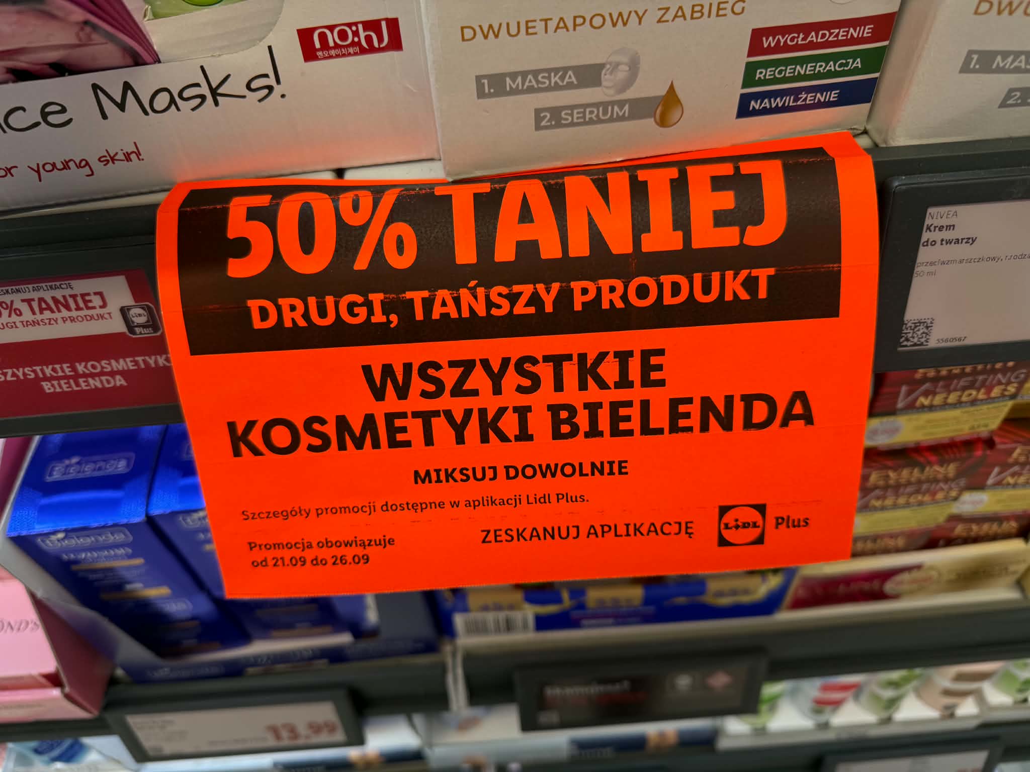 Tylko do soboty wielka promocja kosmetyków w Lidlu. Jest jeden warunek