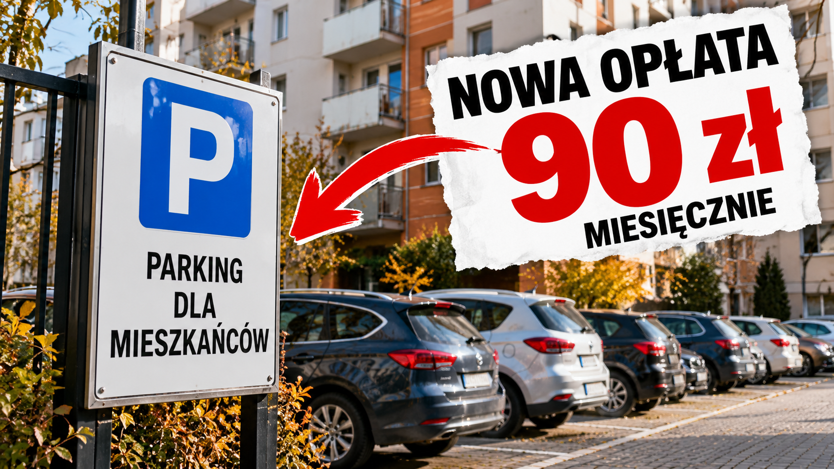 Przez 20 lat parkowali za darmo. Teraz muszą płacić 1080 zł rocznie. Mieszkańcy są oburzeni