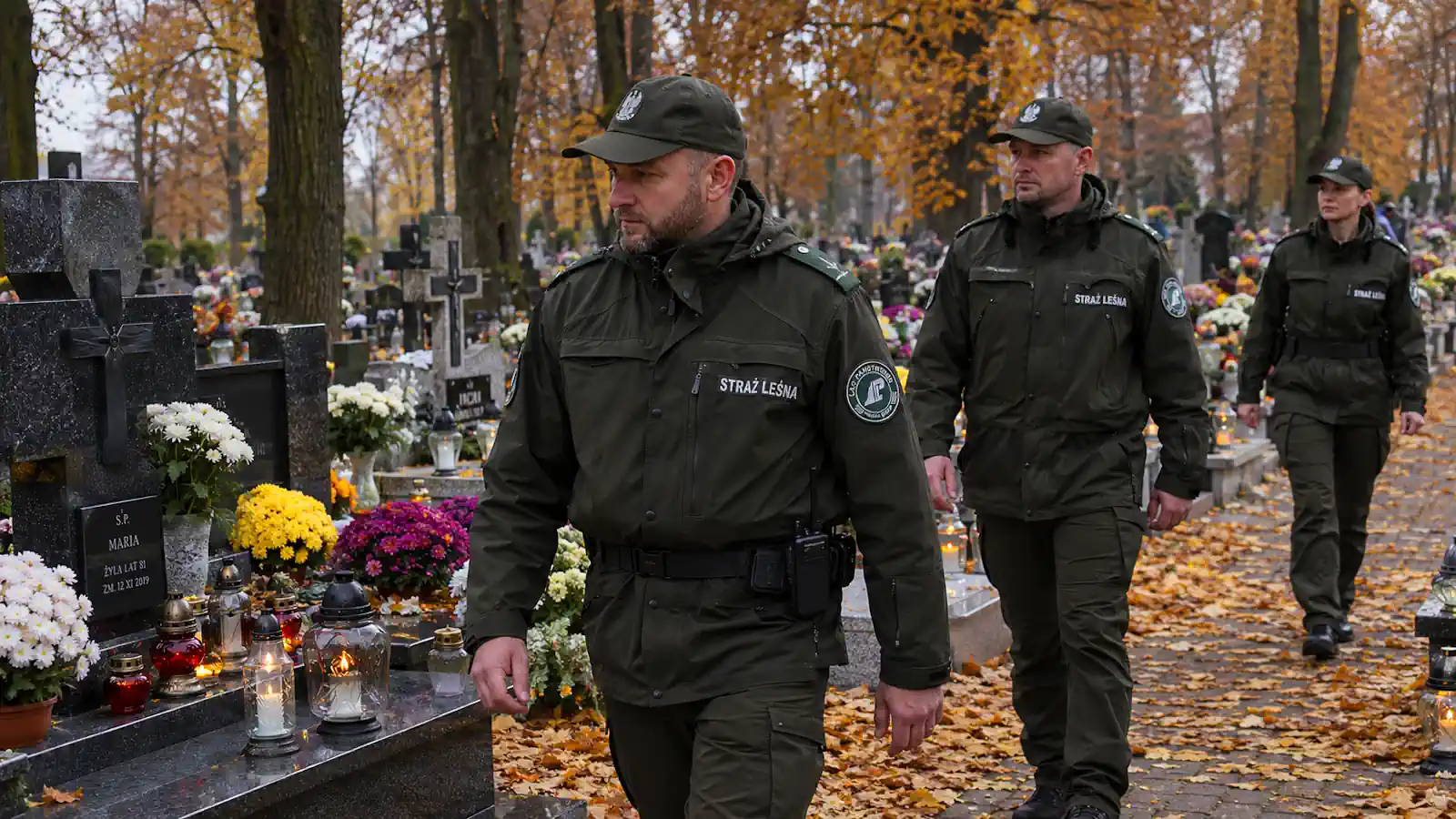 Kamery, fotopułapki i funkcjonariusze. Ruszają gigantyczne kontrole. Mogą posypać się mandaty za ozdoby na cmentarzach
